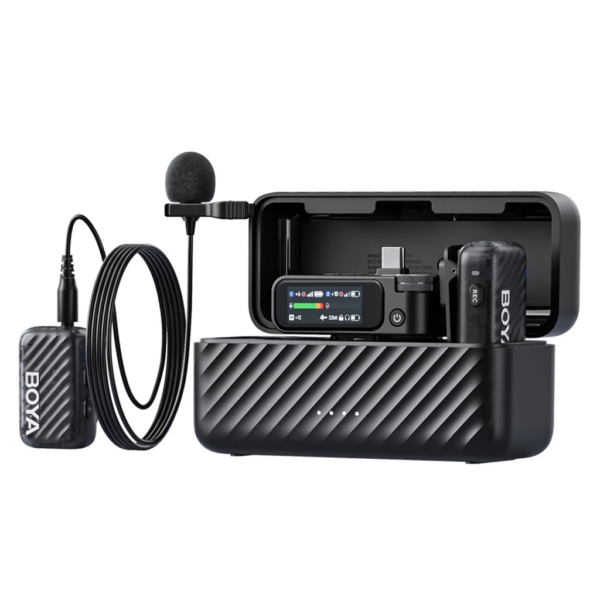 Microphone thu âm không dây Boya MIC 2 ( 2TX + 1RX )