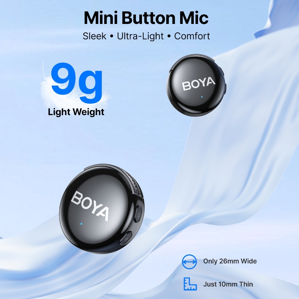 Microphone thu âm không dây Boya Link 3 (2TX + 1RX + Lightning, Type-C Adapter) - Ảnh 2