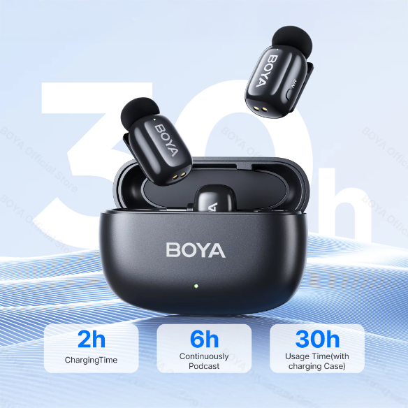 Microphone thu âm không dây Boya Mini 2 - Ảnh 4